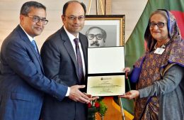 ব্রাউন ইউনিভার্সিটির সম্মাননা পেলেন প্রধানমন্ত্রী