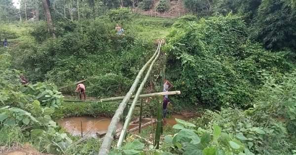 রামগড়  তৈছালা পাড়ায়  একটি সেতুর আশায় ৫২ বছর