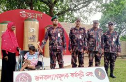 পানছড়িতে ৩ বিজিবি-র  আর্থিক ও বিবিধ অনুদান প্রদান