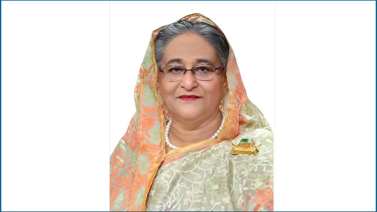 দেশের পথে প্রধানমন্ত্রী শেখ হাসিনা