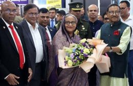 দিল্লি থেকে দেশে ফিরেছেন প্রধানমন্ত্রী