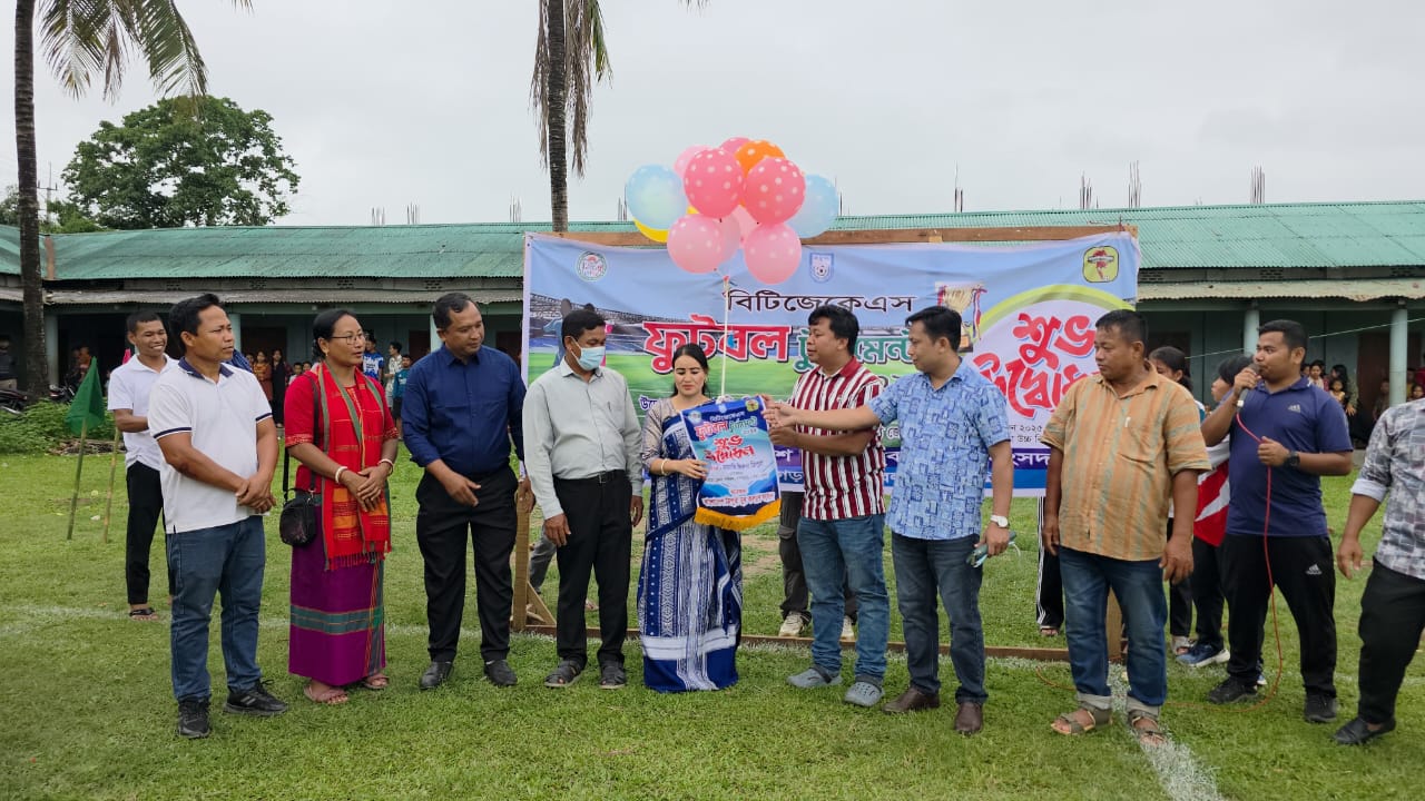 খাগড়াছড়িতে বিটিজেকেএস-এর উদ্যোগে মাসব্যাপী ফুটবল টুর্নামেন্ট শুরু